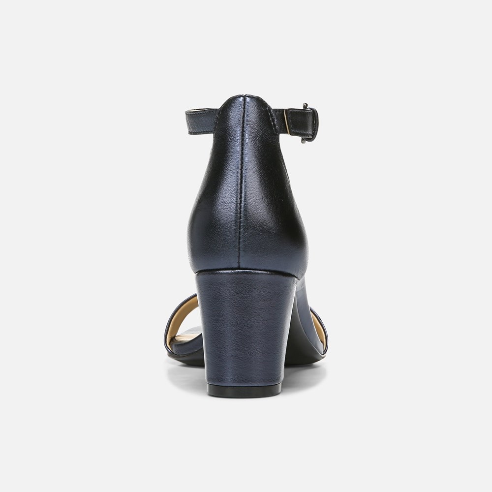 Naturalizer Vera Dress Sandal - French Navy Leather Naturalizer Vera Dress Sandal - French Navy Leather