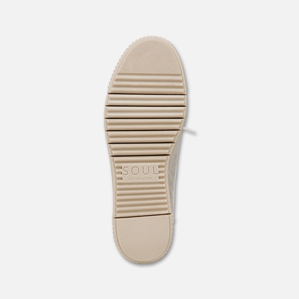 Naturalizer SOUL Tia Boat Shoe - Light Gold Metallic Faux Leather Naturalizer SOUL Tia Boat Shoe - Light Gold Metallic Faux Leather