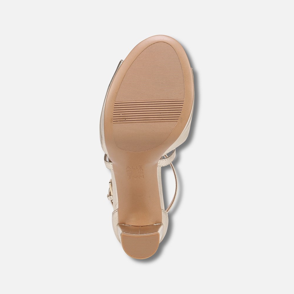 Naturalizer Melody Dress Sandal - Champagne Leather