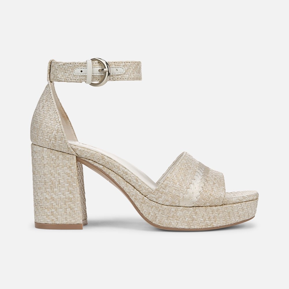 Naturalizer Pearlyn Dress Sandal - Eggshell Beige Raffia Naturalizer Pearlyn Dress Sandal - Eggshell Beige Raffia
