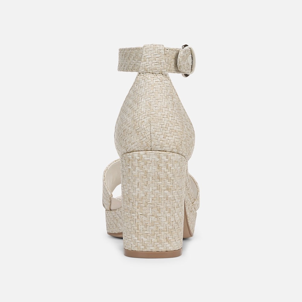 Naturalizer Pearlyn Dress Sandal - Eggshell Beige Raffia Naturalizer Pearlyn Dress Sandal - Eggshell Beige Raffia
