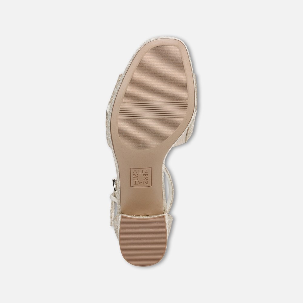 Naturalizer Pearlyn Dress Sandal - Eggshell Beige Raffia Naturalizer Pearlyn Dress Sandal - Eggshell Beige Raffia