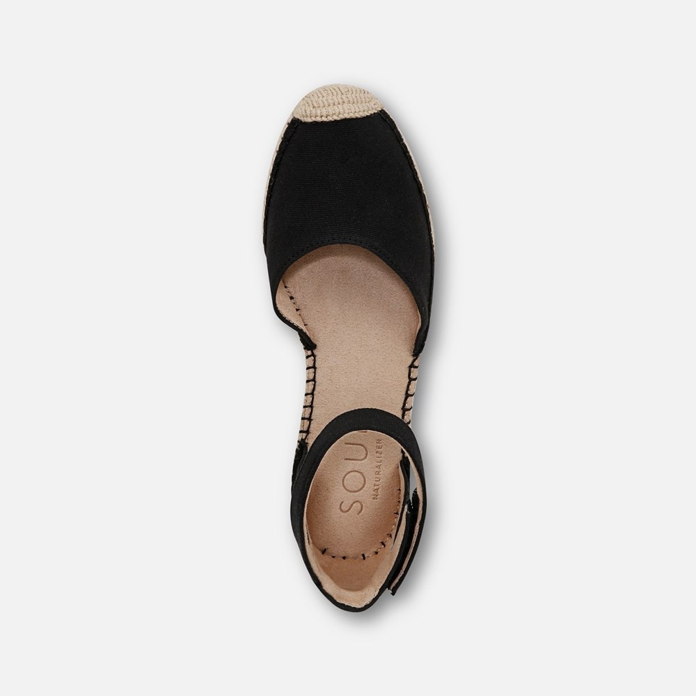 Naturalizer SOUL Wren Espadrille - Black Canvas Naturalizer SOUL Wren Espadrille - Black Canvas