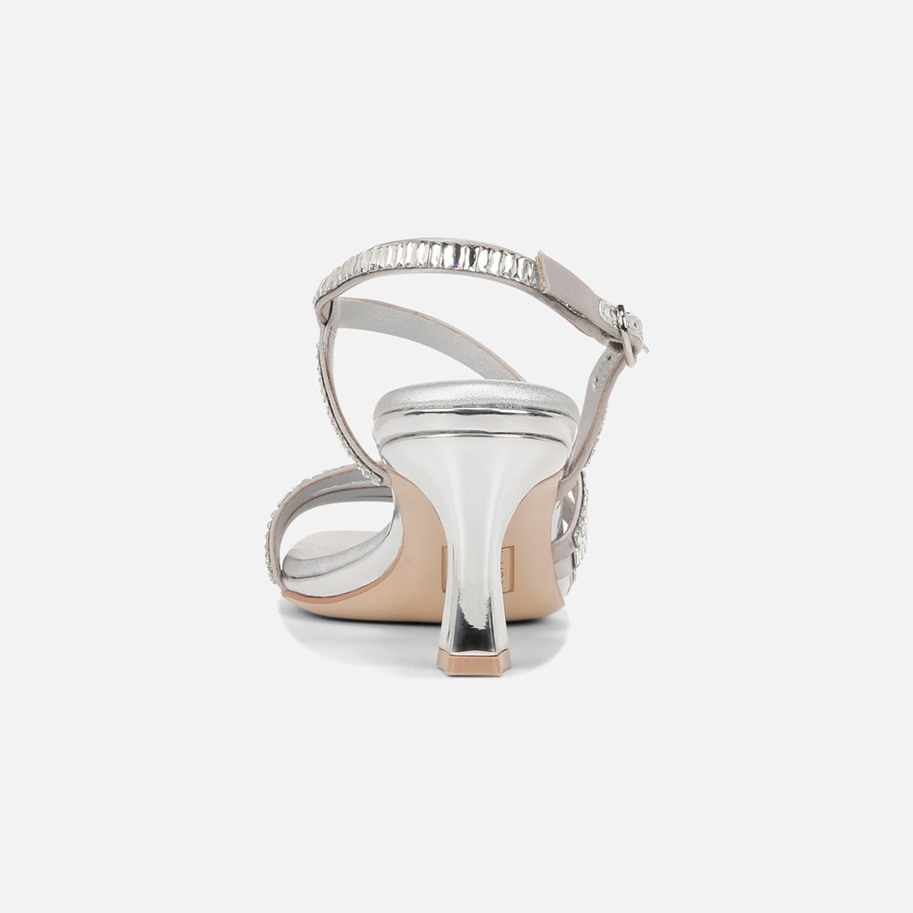 Naturalizer Galaxy 2 Strappy Sandal - Silver Fabric Naturalizer Galaxy 2 Strappy Sandal - Silver Fabric