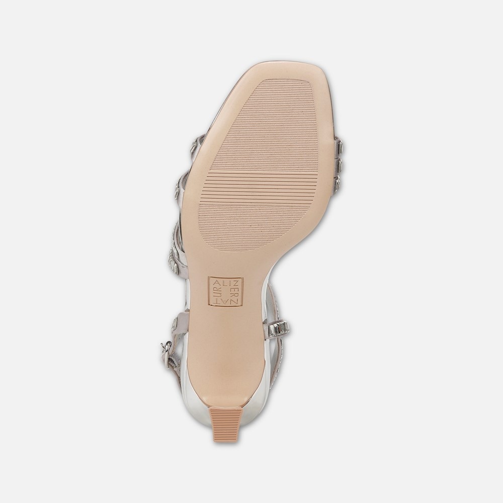 Naturalizer Galaxy 2 Strappy Sandal - Silver Fabric Naturalizer Galaxy 2 Strappy Sandal - Silver Fabric