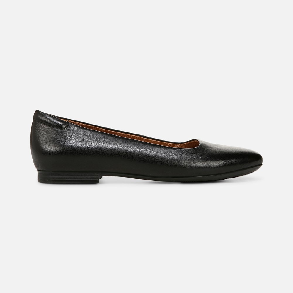 Naturalizer Kelly Ballet Flat - Black Leather Naturalizer Kelly Ballet Flat - Black Leather