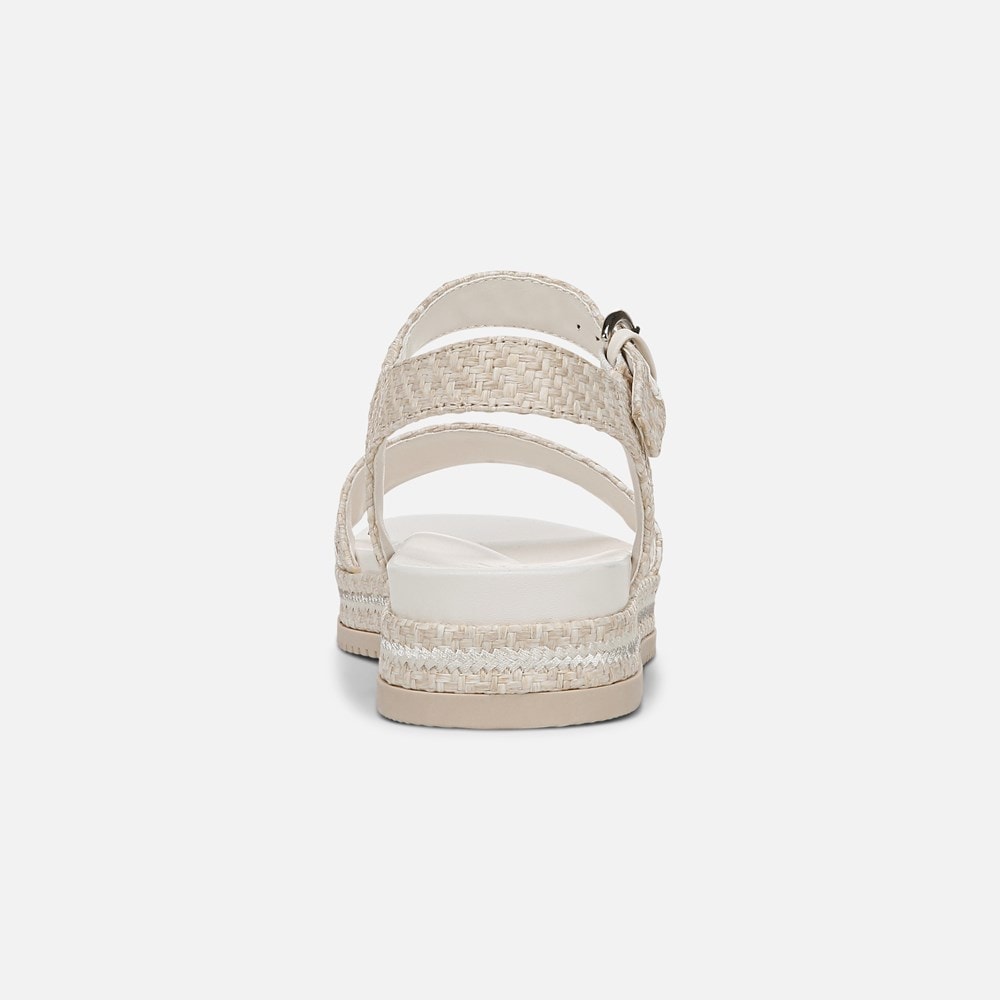 Naturalizer Neila Sandal - Eggshell Beige Raffia Naturalizer Neila Sandal - Eggshell Beige Raffia