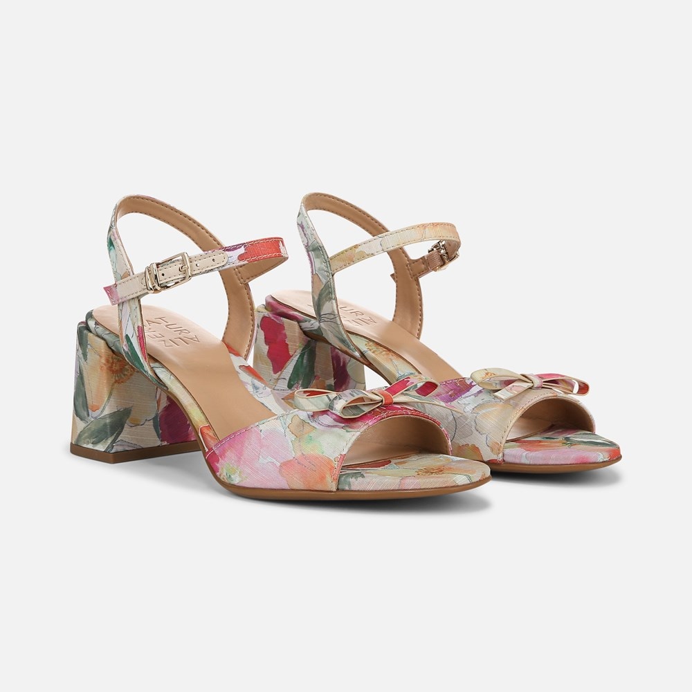 Naturalizer Deandra Dress Sandal - Sunlight Yellow Print Fabric Naturalizer Deandra Dress Sandal - Sunlight Yellow Print Fabric