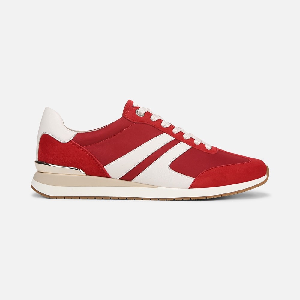Naturalizer Lorena Lace Up Sneaker - Deep Red Fabric \\u0026 Suede Naturalizer Lorena Lace Up Sneaker - Deep Red Fabric \\u0026 Suede