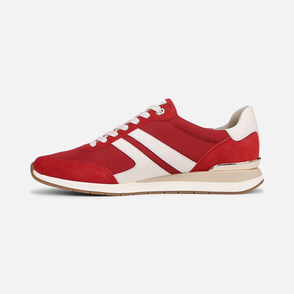 Naturalizer Lorena Lace Up Sneaker - Deep Red Fabric \\u0026 Suede Naturalizer Lorena Lace Up Sneaker - Deep Red Fabric \\u0026 Suede