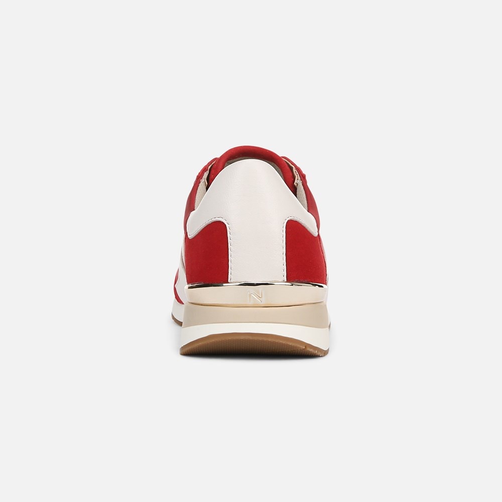 Naturalizer Lorena Lace Up Sneaker - Deep Red Fabric \\u0026 Suede Naturalizer Lorena Lace Up Sneaker - Deep Red Fabric \\u0026 Suede