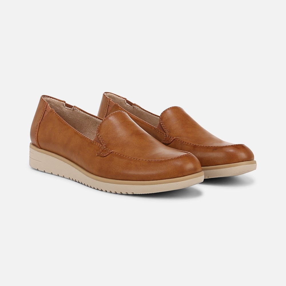Naturalizer SOUL Idea Moc Loafer - Gingerbread Brown Faux Leather Naturalizer SOUL Idea Moc Loafer - Gingerbread Brown Faux Leather