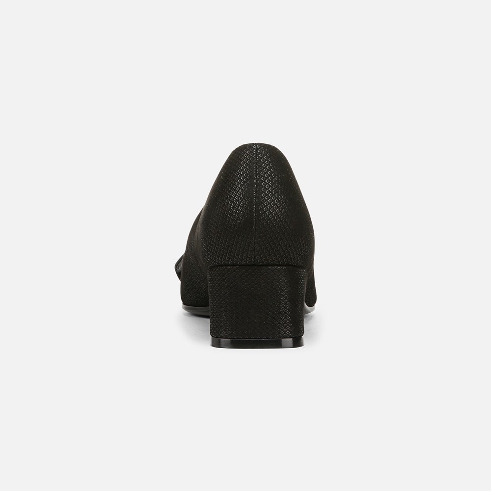 Naturalizer Mavis Bow Pump - Black Suede Naturalizer Mavis Bow Pump - Black Suede
