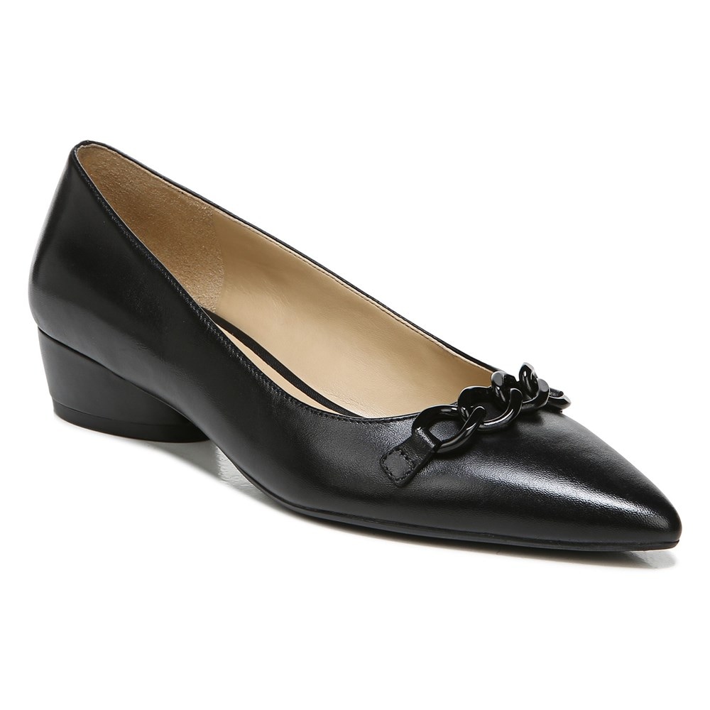 Naturalizer Becca Flat - Black Leather