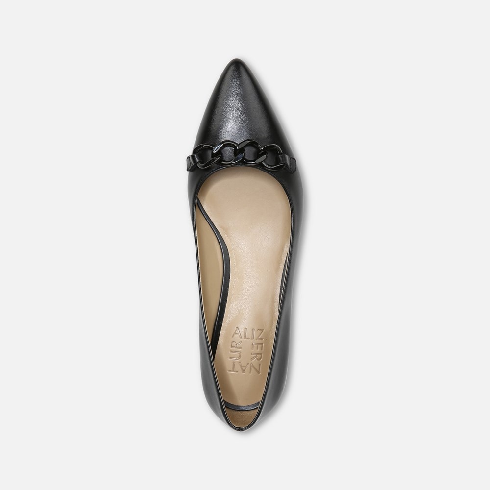 Naturalizer Becca Flat - Black Leather