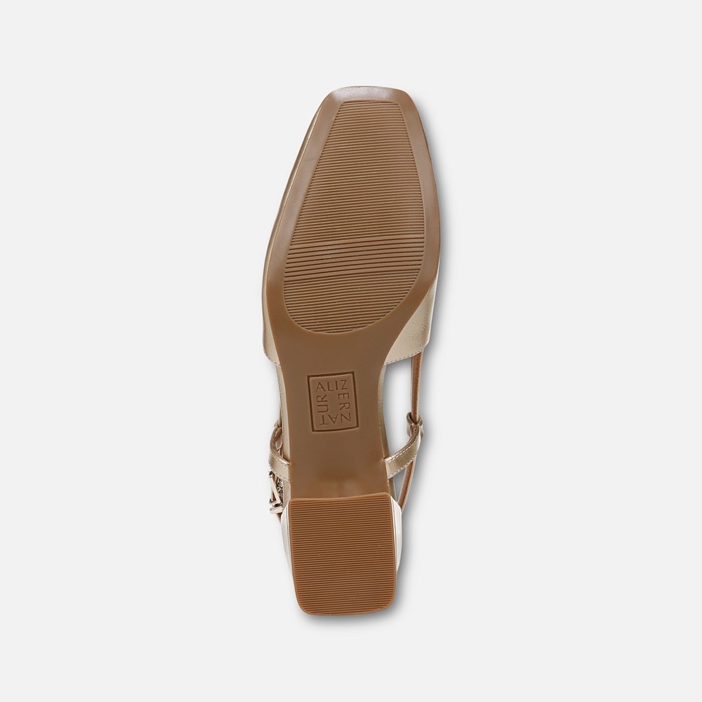 Naturalizer Harper Slingback - Gold Faux Leather