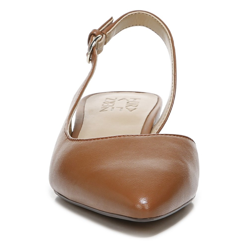 Naturalizer Banks Pointed Toe Flat - English Tea Leather Naturalizer Banks Pointed Toe Flat - English Tea Leather