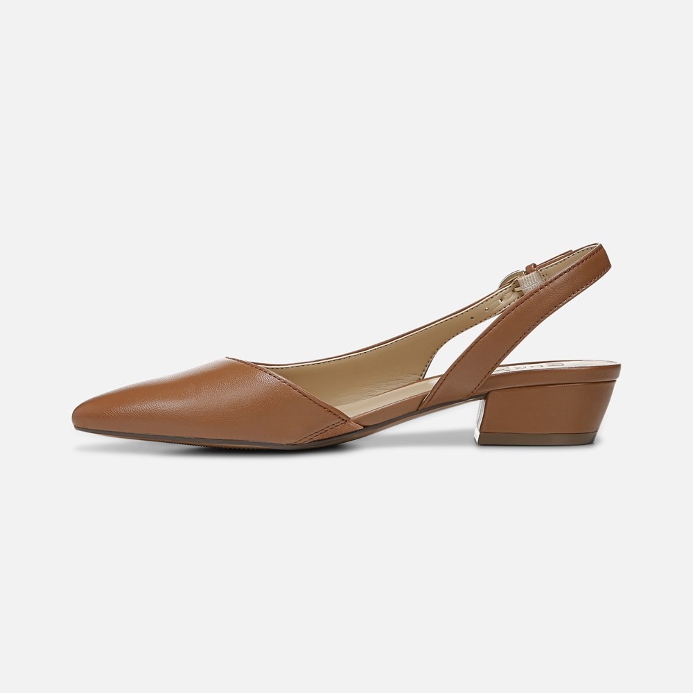 Naturalizer Banks Pointed Toe Flat - English Tea Leather Naturalizer Banks Pointed Toe Flat - English Tea Leather