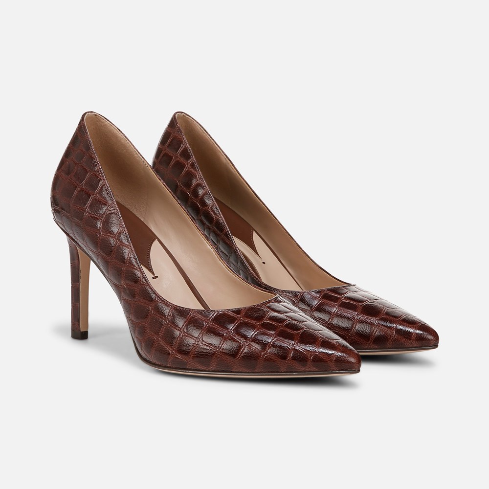 Naturalizer 27 EDIT Adele Pump - Cappuccino Brown Leather Naturalizer 27 EDIT Adele Pump - Cappuccino Brown Leather