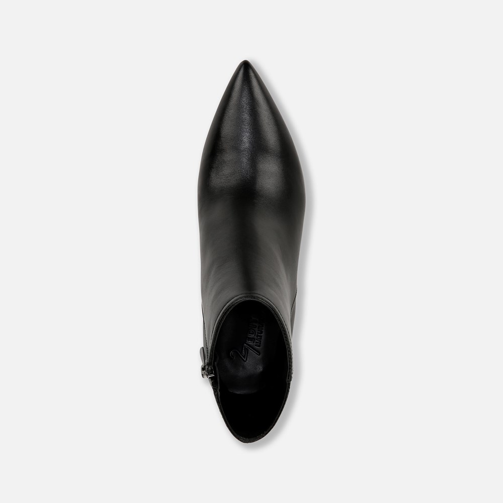 Naturalizer 27 EDIT Maya Stiletto Bootie - Black Leather Naturalizer 27 EDIT Maya Stiletto Bootie - Black Leather