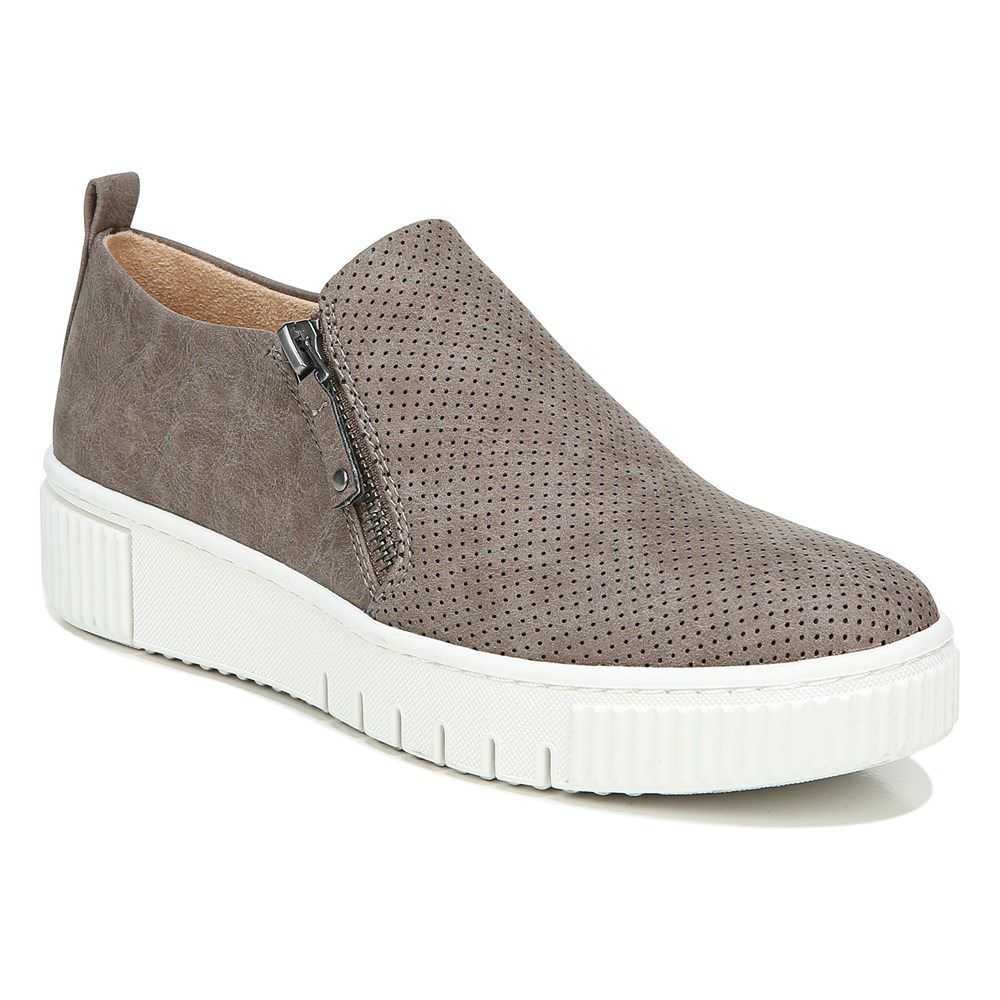 Naturalizer SOUL Turner Slip On Sneaker - Grey Synthetic Naturalizer SOUL Turner Slip On Sneaker - Grey Synthetic