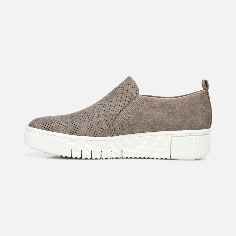 Naturalizer SOUL Turner Slip On Sneaker - Grey Synthetic Naturalizer SOUL Turner Slip On Sneaker - Grey Synthetic