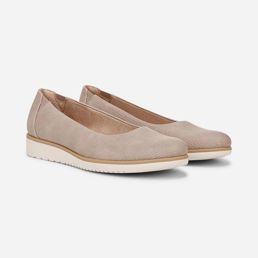 Naturalizer SOUL Idea Ballet Flat - Warm Taupe Tan Faux Leather Naturalizer SOUL Idea Ballet Flat - Warm Taupe Tan Faux Leather