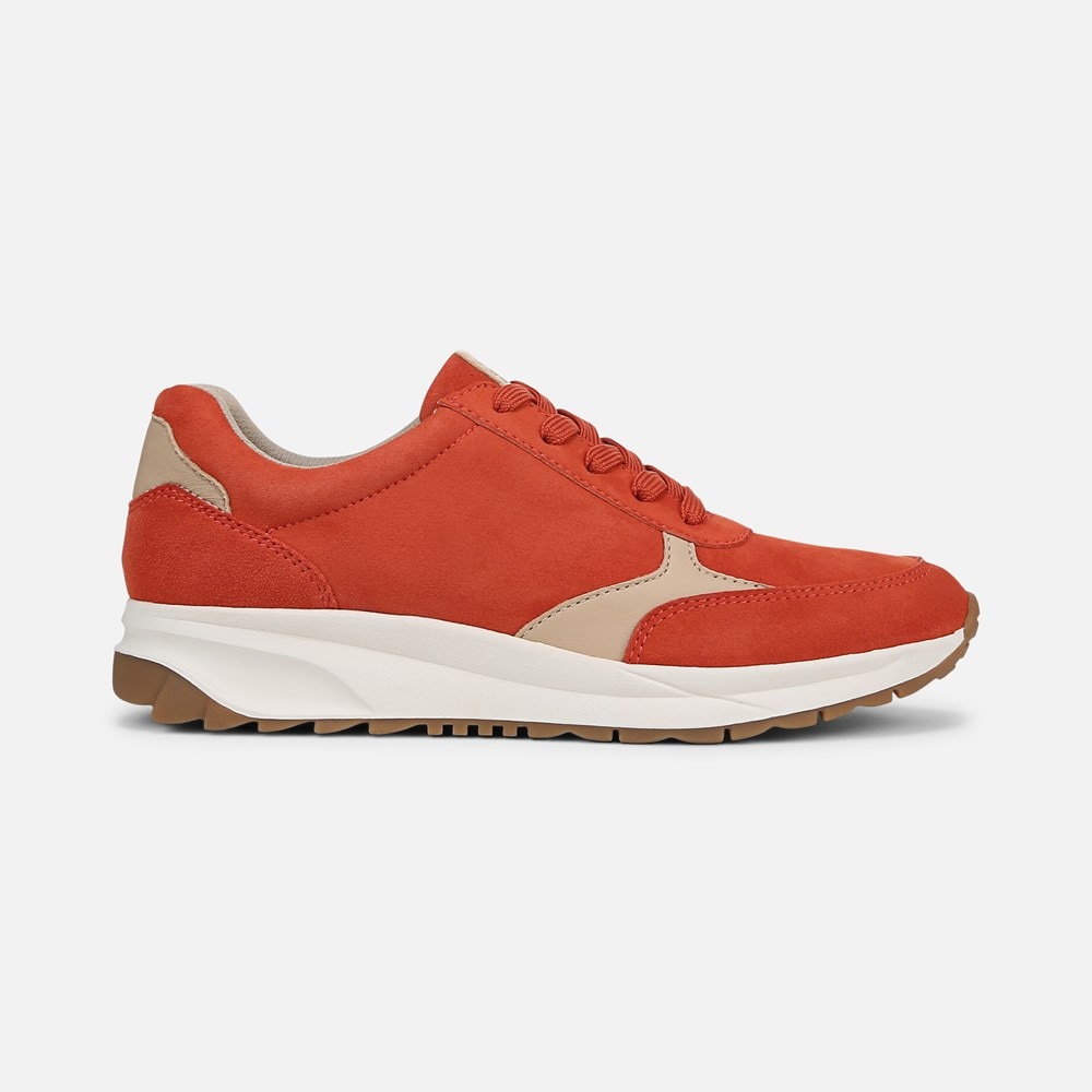 Naturalizer Shay Lace Up Sneaker - Pepper Red Leather Naturalizer Shay Lace Up Sneaker - Pepper Red Leather