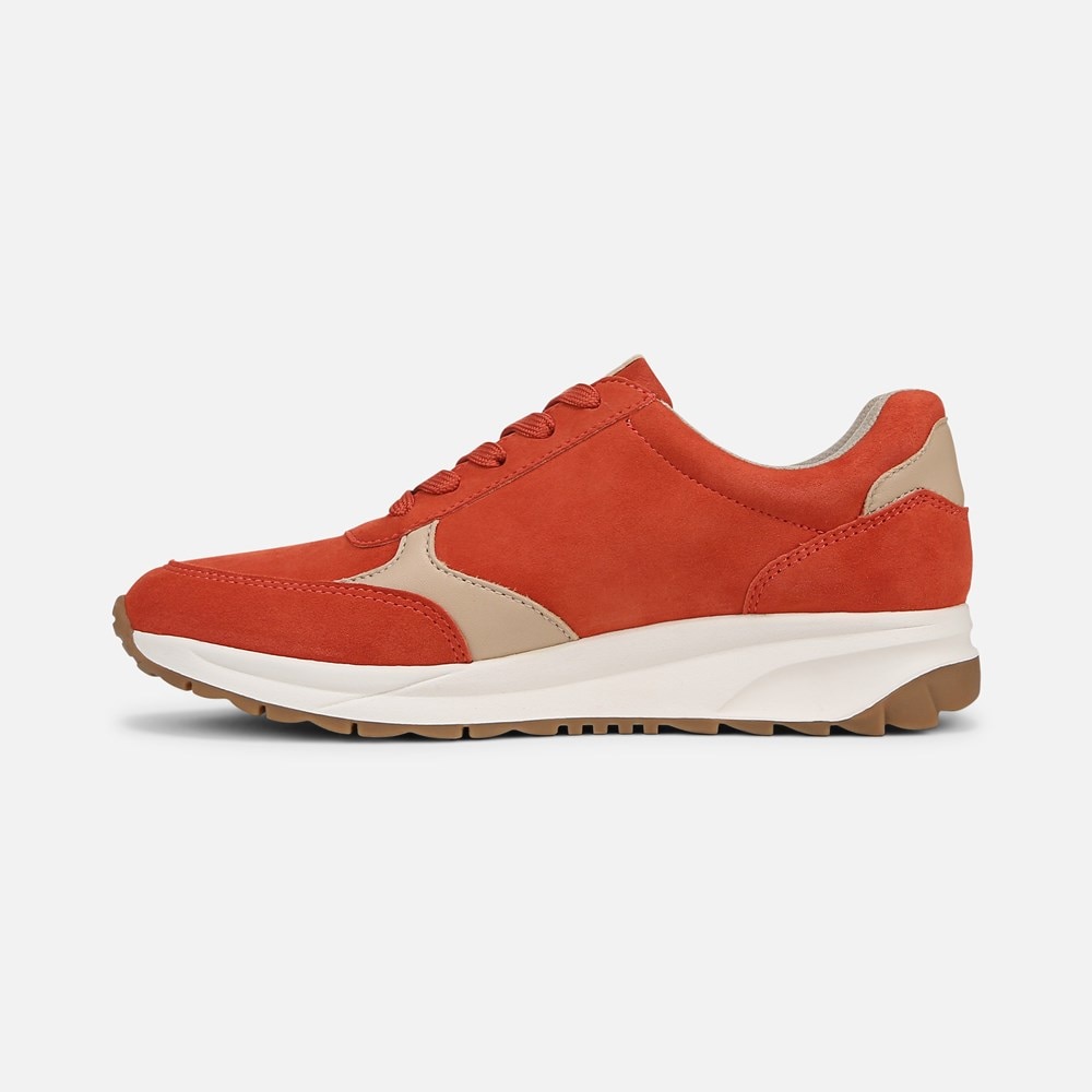 Naturalizer Shay Lace Up Sneaker - Pepper Red Leather Naturalizer Shay Lace Up Sneaker - Pepper Red Leather