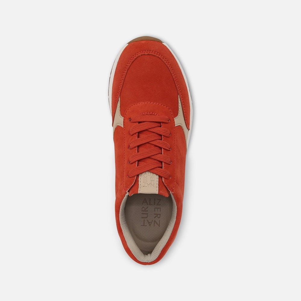 Naturalizer Shay Lace Up Sneaker - Pepper Red Leather Naturalizer Shay Lace Up Sneaker - Pepper Red Leather