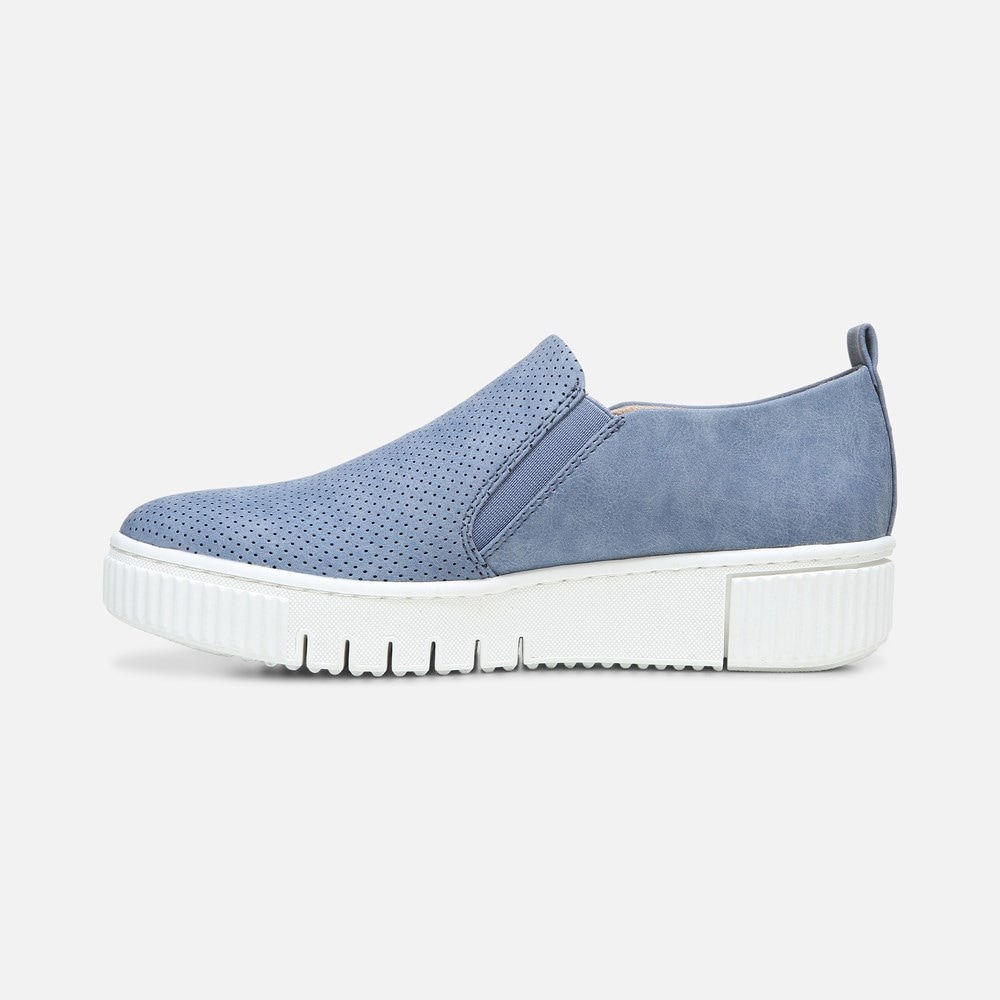 Naturalizer SOUL Turner Slip On Sneaker - Blue Synthetic Naturalizer SOUL Turner Slip On Sneaker - Blue Synthetic