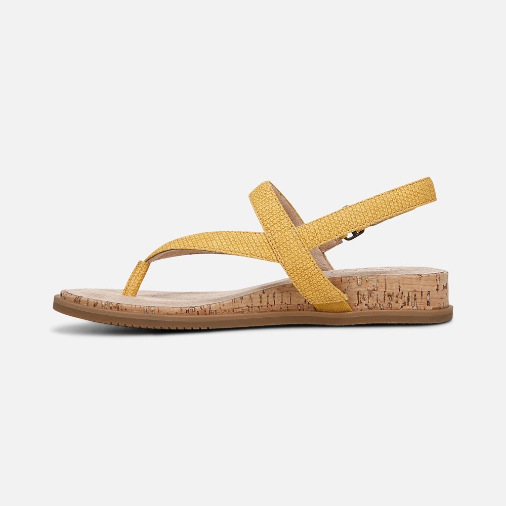 Naturalizer SOUL Carolyn Sandal - Yellow Faux Leather Naturalizer SOUL Carolyn Sandal - Yellow Faux Leather