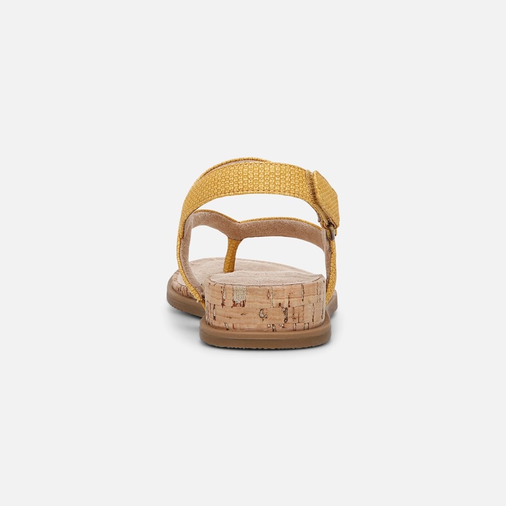 Naturalizer SOUL Carolyn Sandal - Yellow Faux Leather Naturalizer SOUL Carolyn Sandal - Yellow Faux Leather