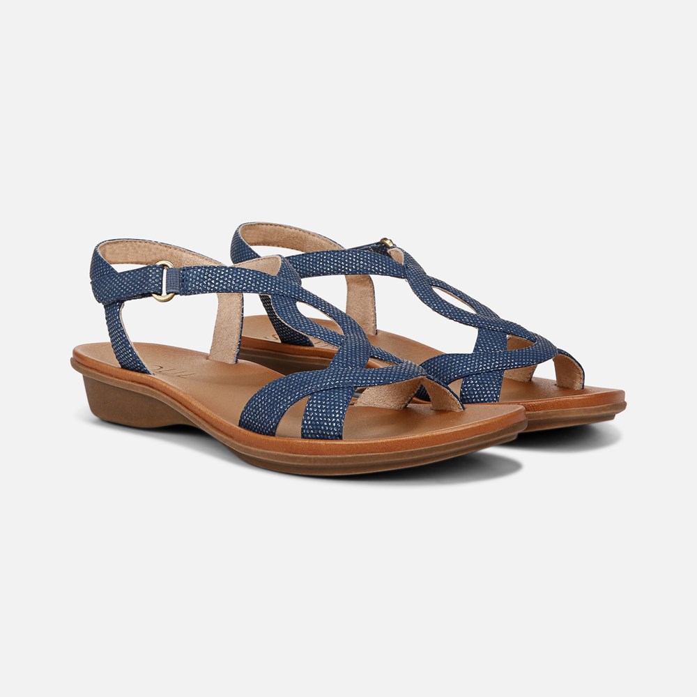 Naturalizer SOUL Solo Sandal - Blue Synthetic