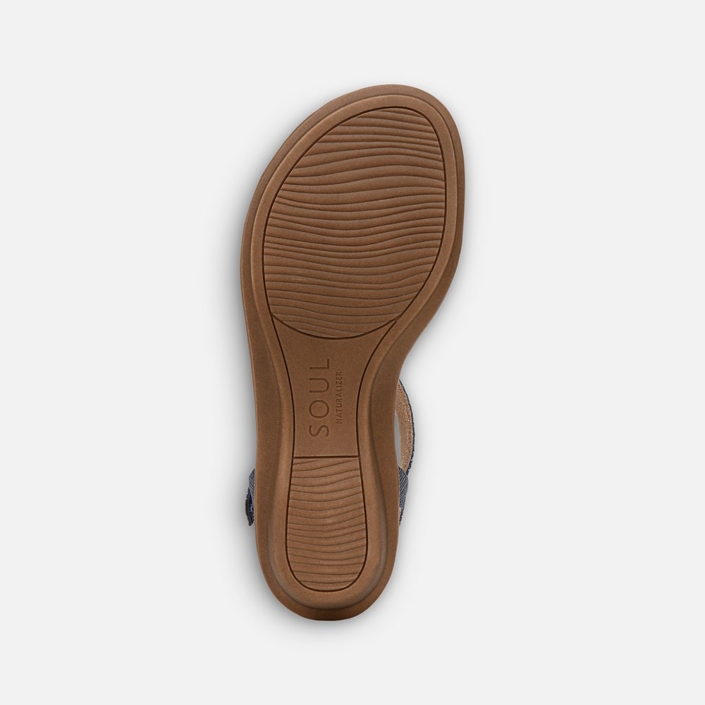 Naturalizer SOUL Solo Sandal - Blue Synthetic