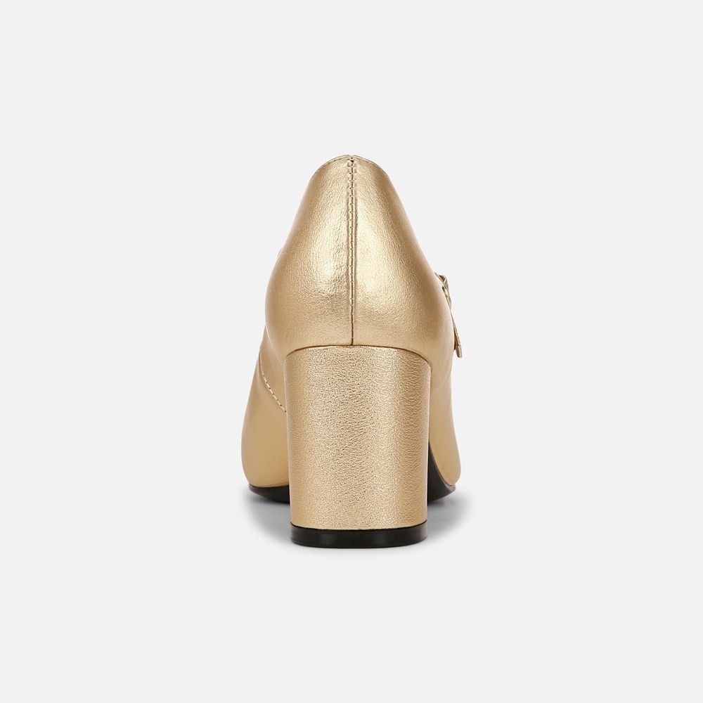 Naturalizer Lovable Mary Jane - Dark Gold / Black Faux Leather Naturalizer Lovable Mary Jane - Dark Gold / Black Faux Leather