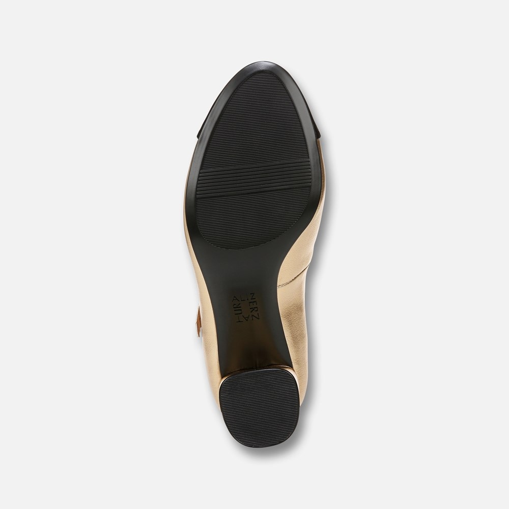 Naturalizer Lovable Mary Jane - Dark Gold / Black Faux Leather Naturalizer Lovable Mary Jane - Dark Gold / Black Faux Leather
