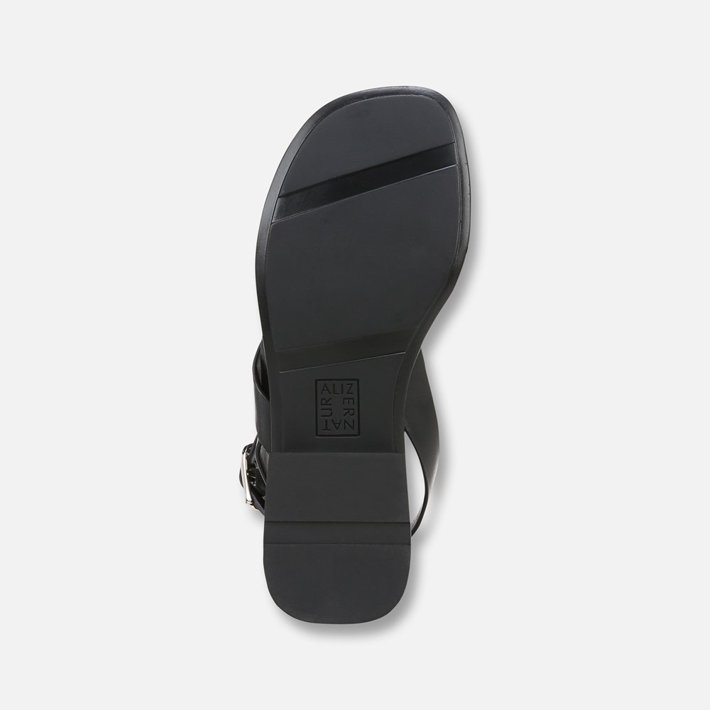 Naturalizer Birch Sandal - Black Leather Naturalizer Birch Sandal - Black Leather