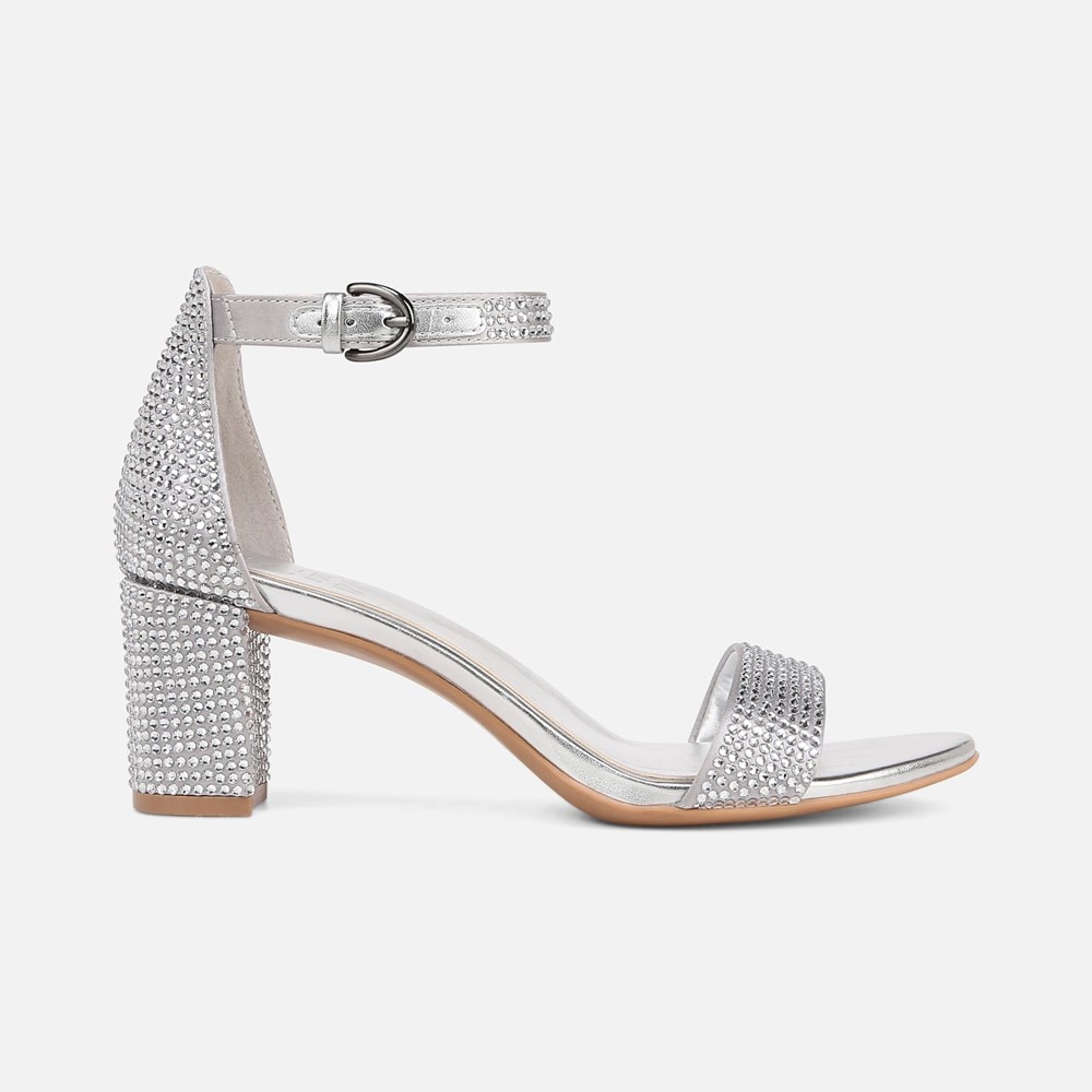 Naturalizer Vera Dress Sandal - Silver Satin Naturalizer Vera Dress Sandal - Silver Satin