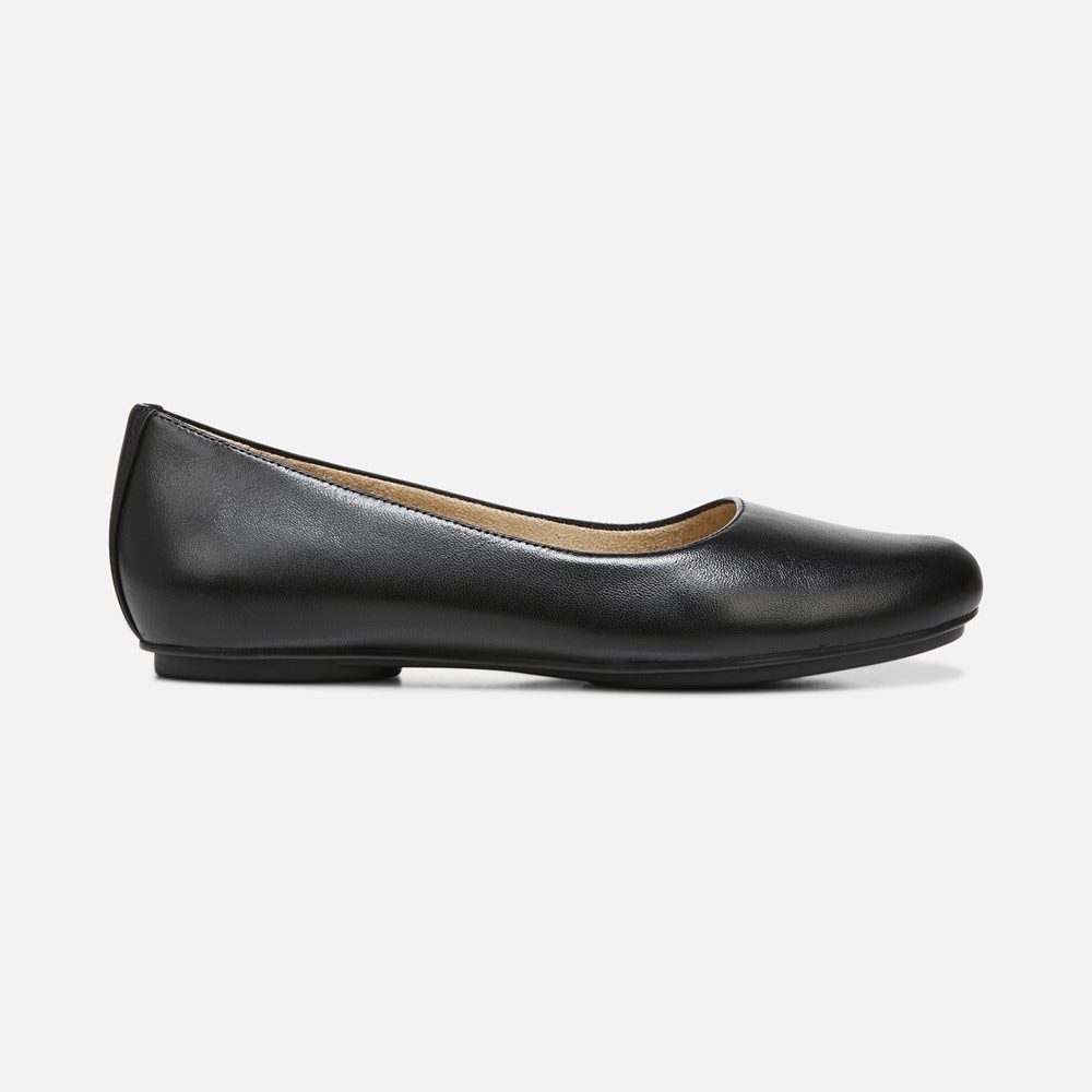 Naturalizer Maxwell Ballet Flat - Black Leather Naturalizer Maxwell Ballet Flat - Black Leather