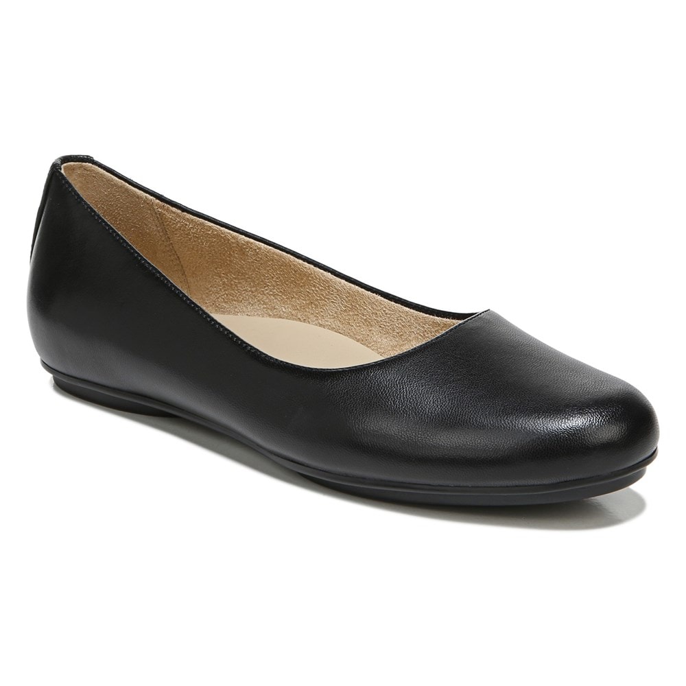 Naturalizer Maxwell Ballet Flat - Black Leather Naturalizer Maxwell Ballet Flat - Black Leather