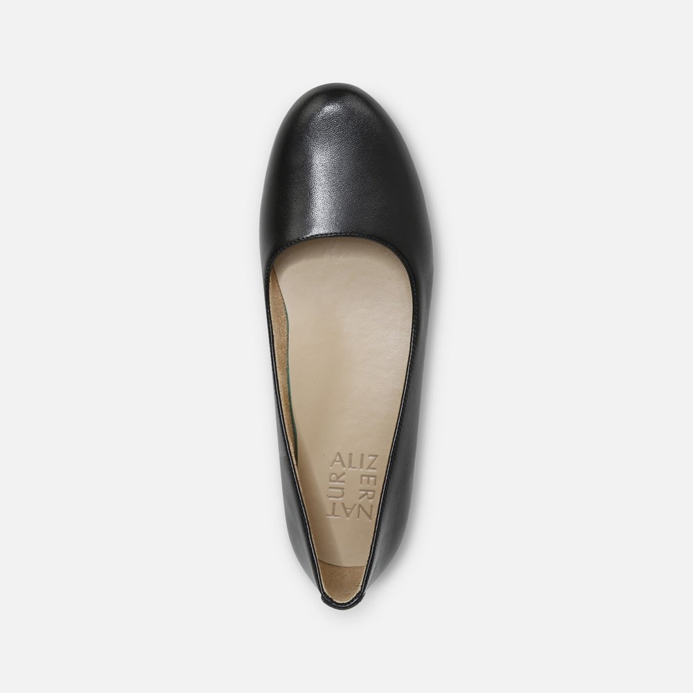 Naturalizer Maxwell Ballet Flat - Black Leather Naturalizer Maxwell Ballet Flat - Black Leather