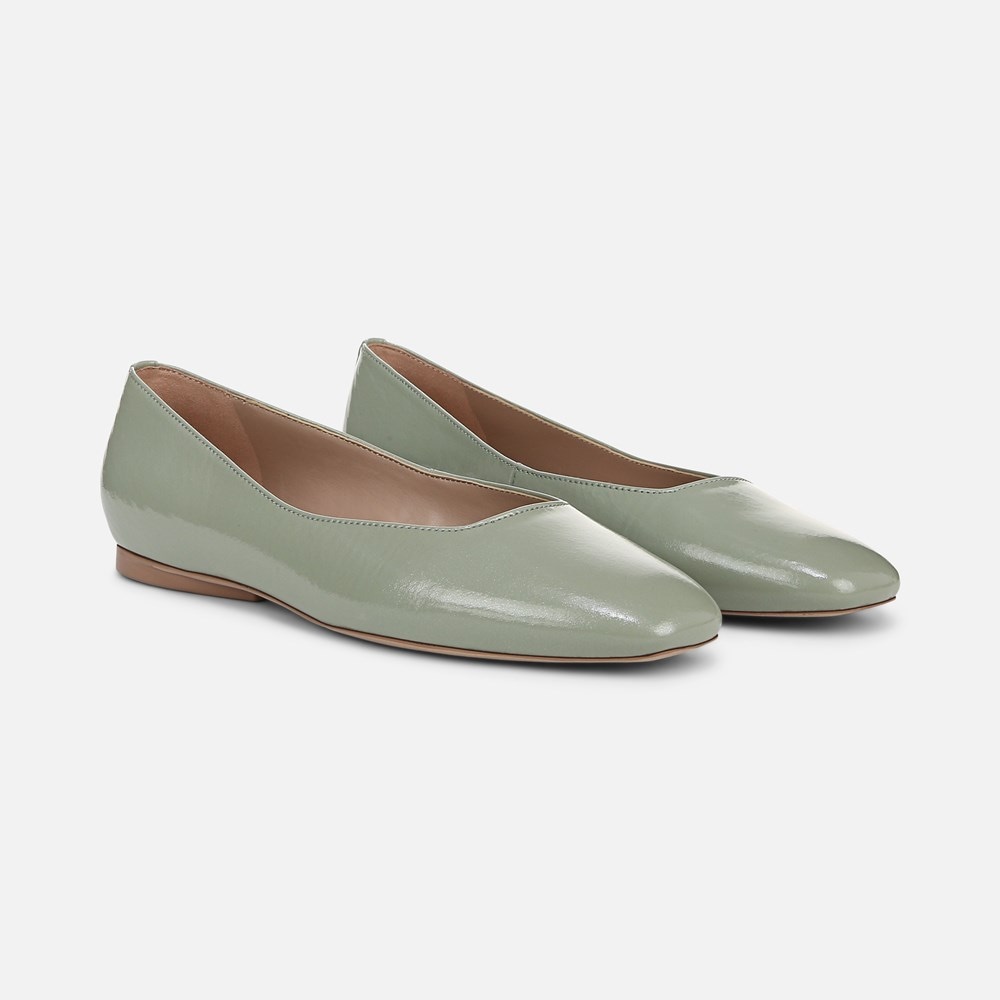 Naturalizer Chelsea Ballet Flat - Pistachio Green Leather Naturalizer Chelsea Ballet Flat - Pistachio Green Leather