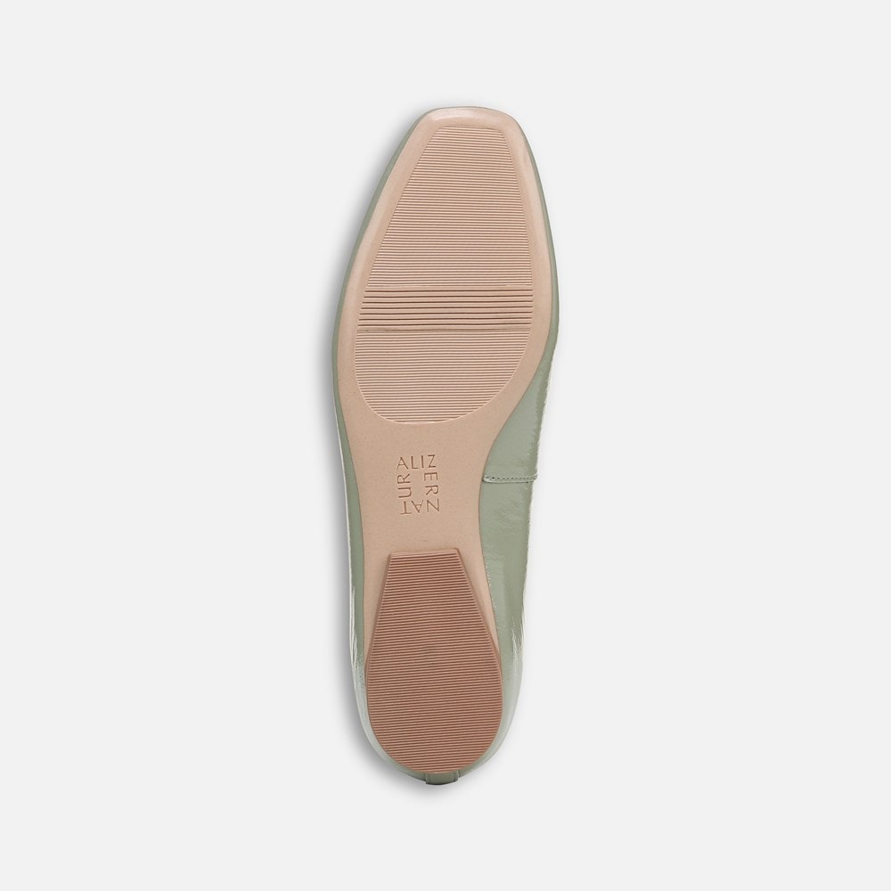 Naturalizer Chelsea Ballet Flat - Pistachio Green Leather Naturalizer Chelsea Ballet Flat - Pistachio Green Leather