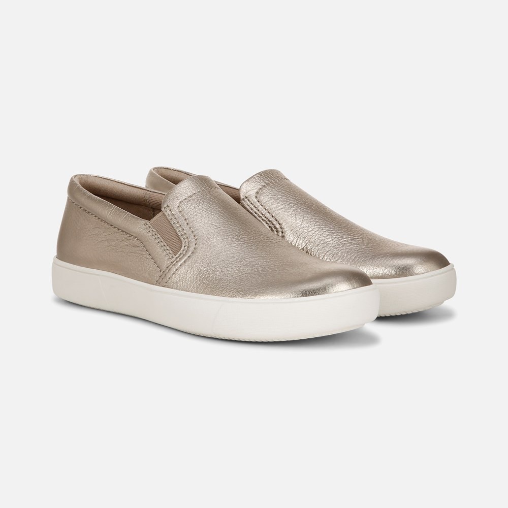 Naturalizer Marianne Slip On Sneaker - Warm Silver Leather
