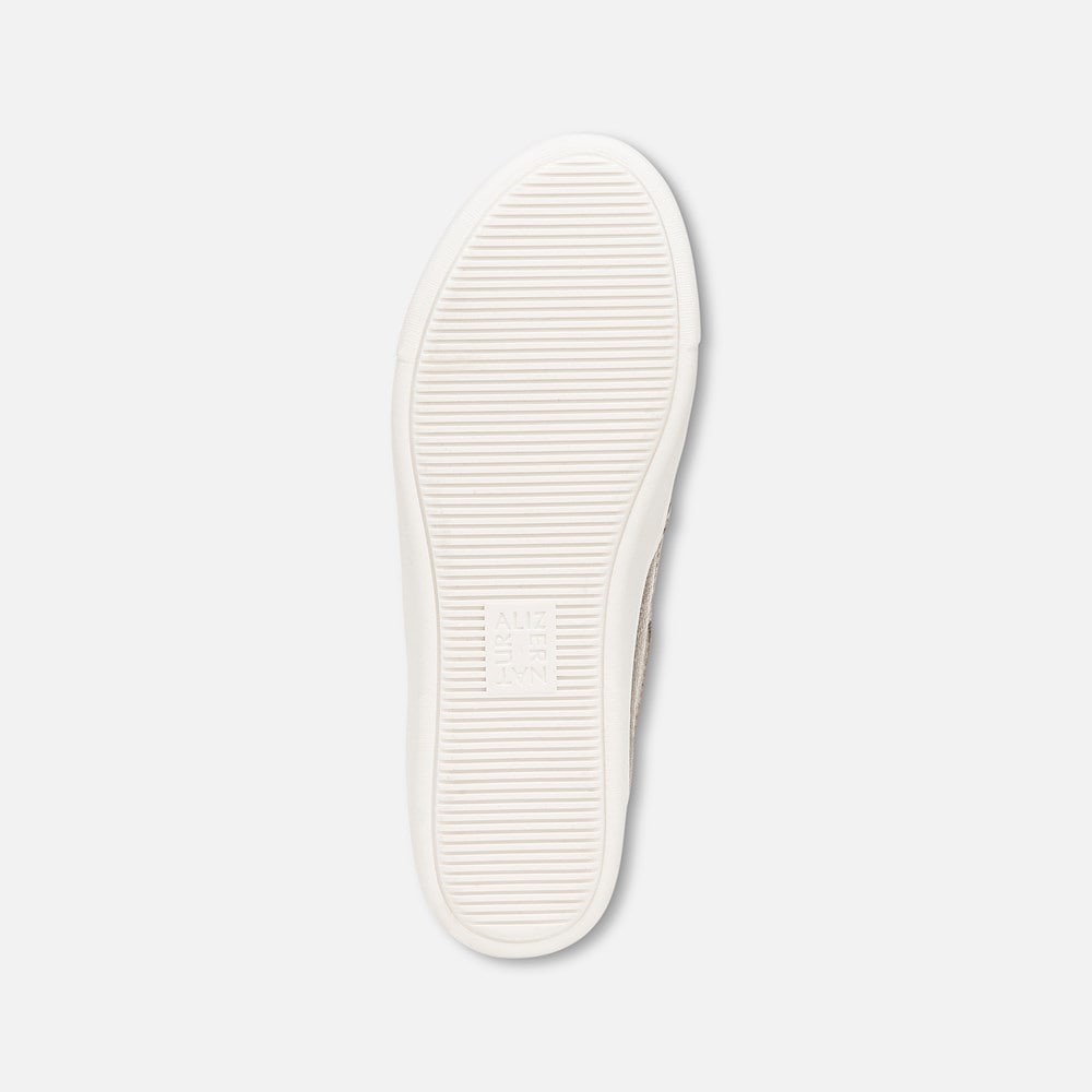 Naturalizer Marianne Slip On Sneaker - Warm Silver Leather Naturalizer Marianne Slip On Sneaker - Warm Silver Leather