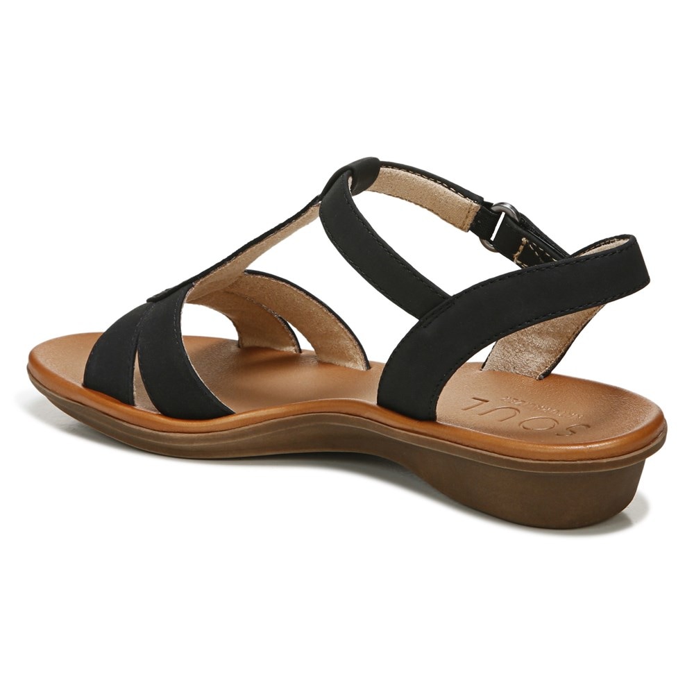 Naturalizer Soul Summer Sandal - Black Synthetic Naturalizer Soul Summer Sandal - Black Synthetic