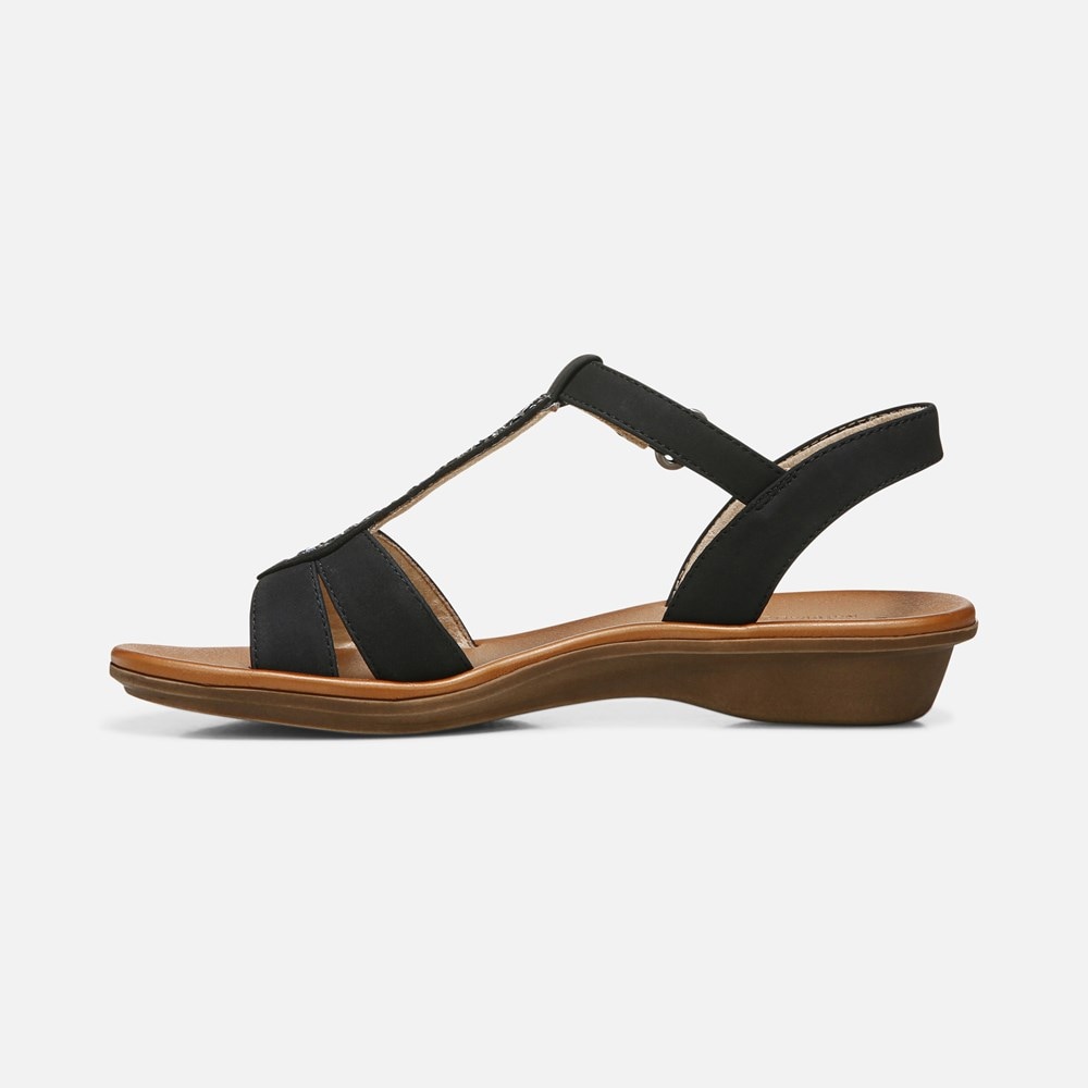 Naturalizer Soul Summer Sandal - Black Synthetic Naturalizer Soul Summer Sandal - Black Synthetic