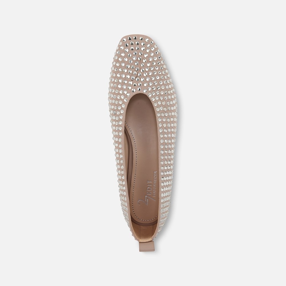 Naturalizer 27 Edit Carla Flat - Warm Taupe Twill Naturalizer 27 Edit Carla Flat - Warm Taupe Twill